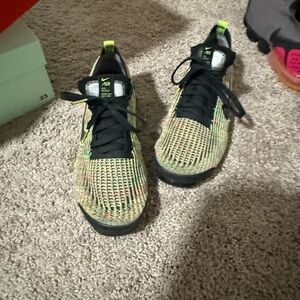 Nike Neon Green and Black Sneakers